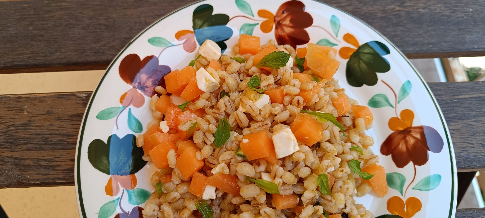 insalata-farro-melone-menta-click